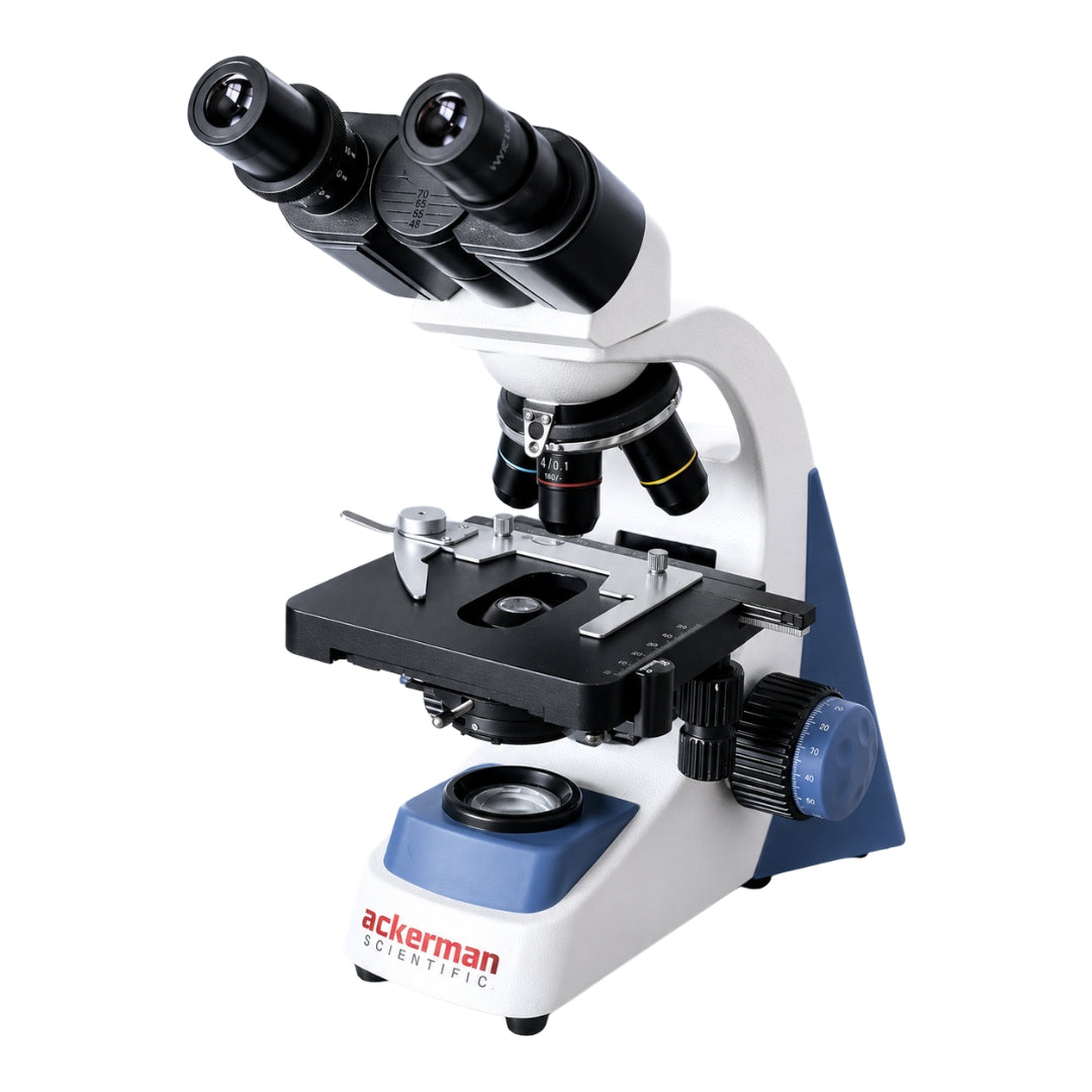 BME-500E Microscopio Binocular LED Objetivos Acromáticos