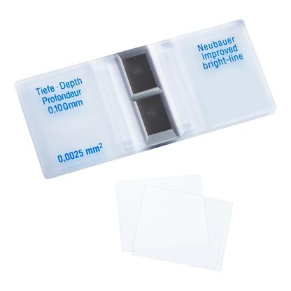 Cámara de Neubauer Doble Espejo 76 x 31MM