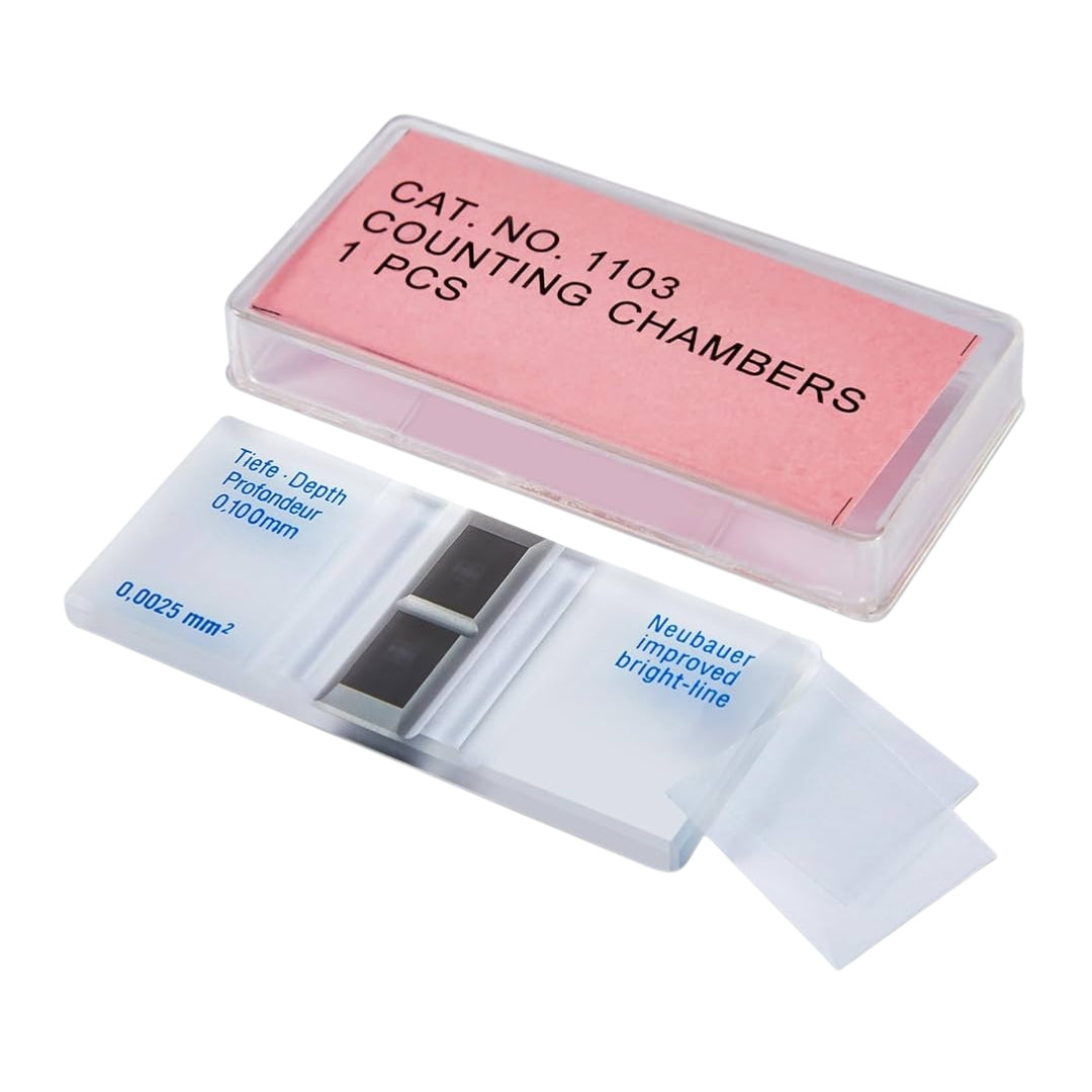 Cámara de Neubauer Doble Espejo 76 x 31MM